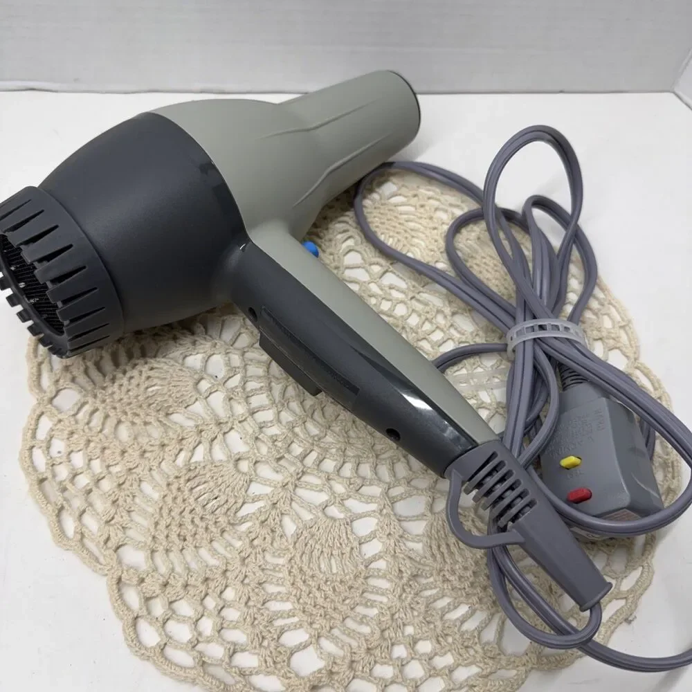 Conair Pro Silver Bird Professional Hair Dryer Gray Charcoal Blow Dryer